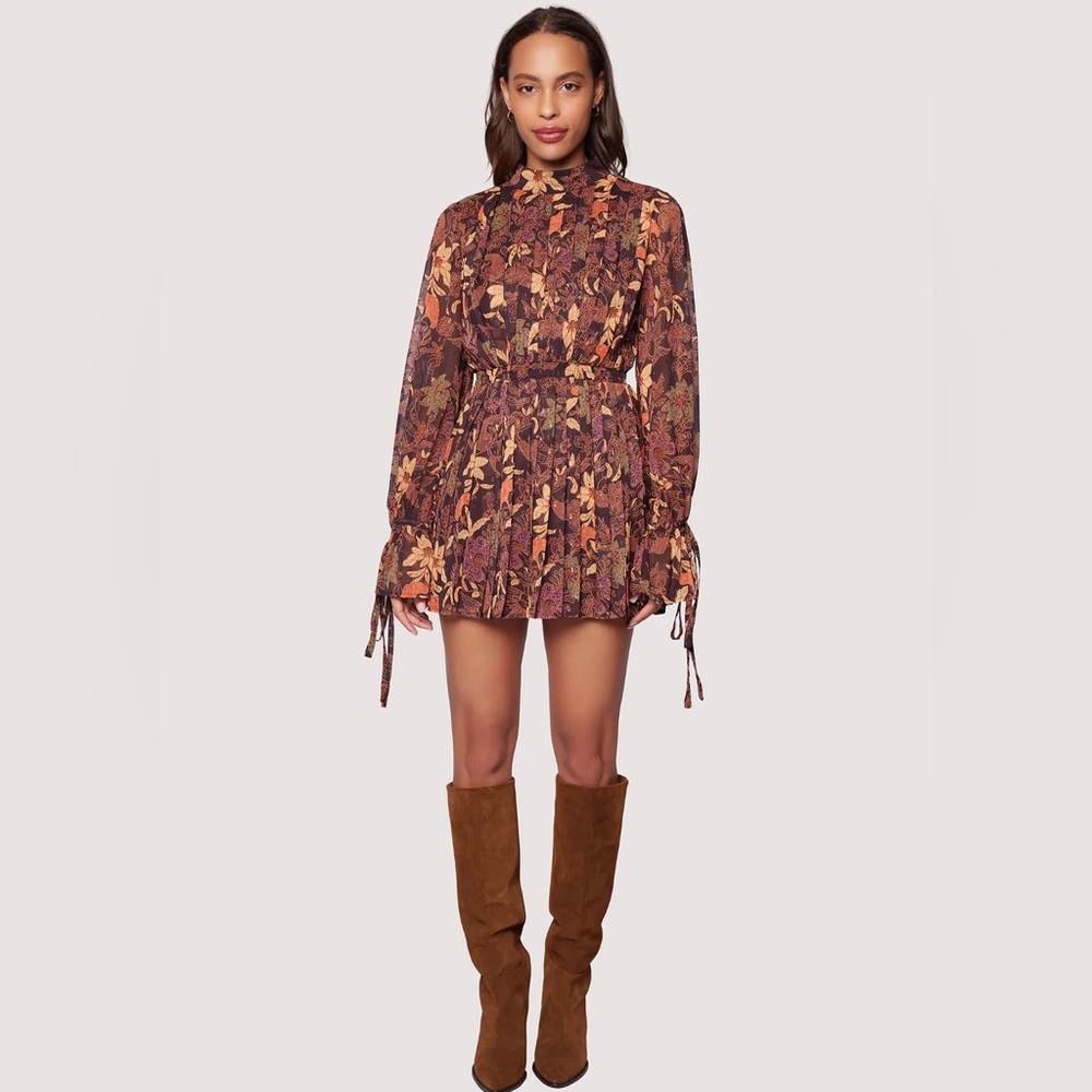Lost + Wander Wild Bergamot Mini Dress